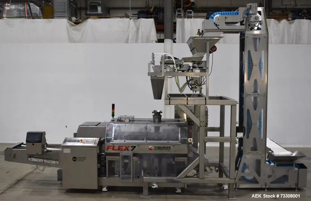 Used TISHMA FLEX 7 Form & Fill Horizontal - Pre Made Bags Illinois US | Aaron Equipment #86698