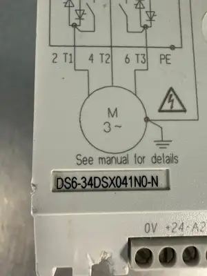 Eaton DS6-34DSX041N0-N Soft Starter Aux. Cont. 3A - 240Vac (5.4.2)
