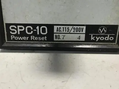 USED KYODO SPC-10