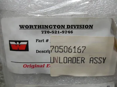 Worthington 232940G3 Air Compressor Unloader Valve Assembly New