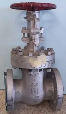 QTY. 1. MILVACO 4" 300 FLANGED RAISED FACE WCB (WE...
