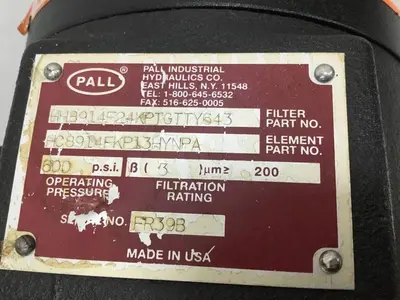 USED PALL INDUSTRIAL HH8914F24KPTGTTY643