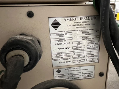 AMERITHERM NOVASTAR20 20KW INDUCTION HEATER