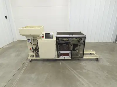 Keyence Production Inspection Camera Pass/Fail System Rejection Vibrator Feeder