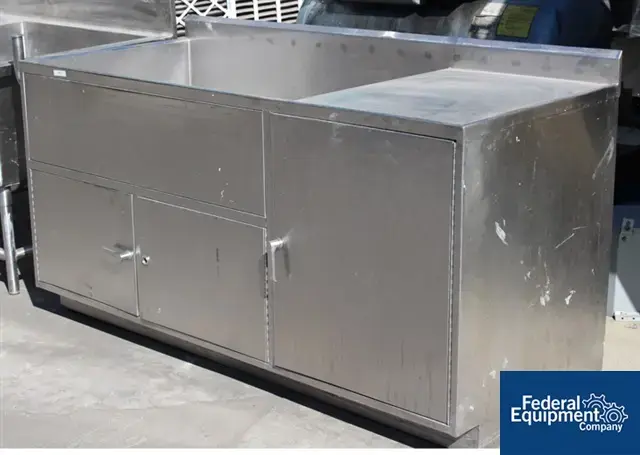 Used Unknown 74" DUAL SINK WASH TABLE Miscellaneous Laboratory Equipment California US | Federal Equipment Company #125914