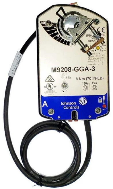 Johnson Controls M9208-GGA-3 Electric Spring Return On/Off Floating Actuator [New]