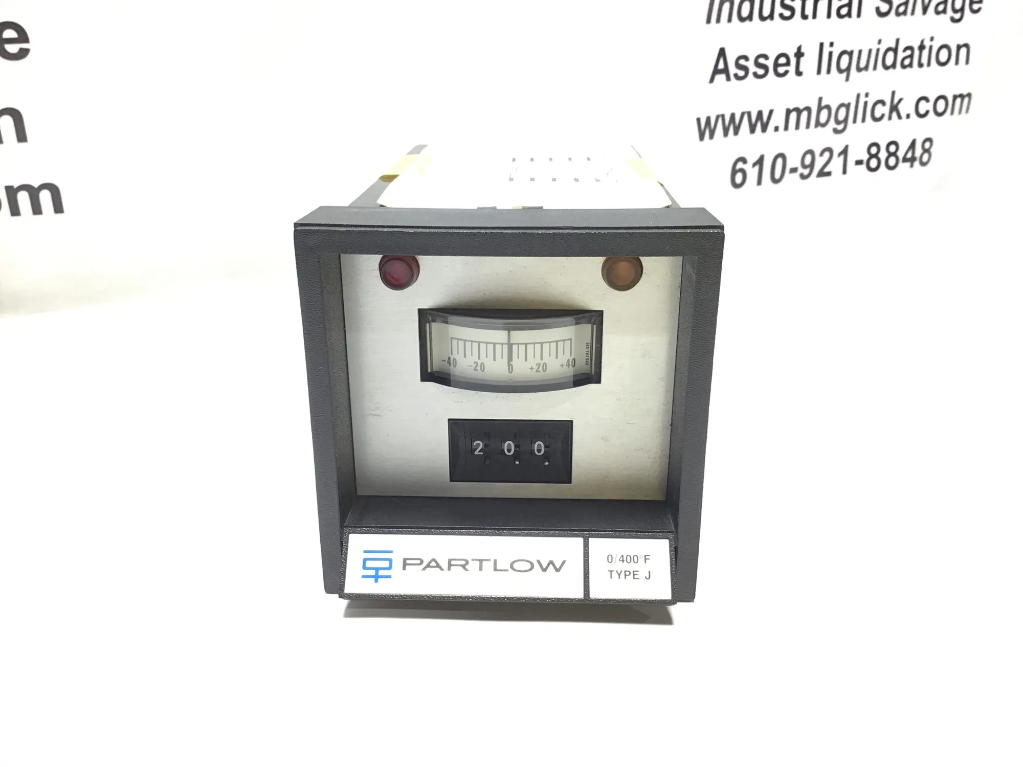 Partlow 76DA-1200-103-20-00 Temperature Controller Solid State 0-400F° Type J