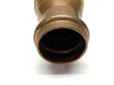USED VIEGA PROPRESS TEE FITTING 2-1/2" W/ 2-1/2 X2" & 2-1/2 X1-1/2" REDUCERS