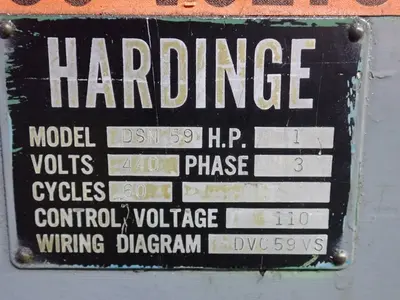 USED HARDINGE DSM 59