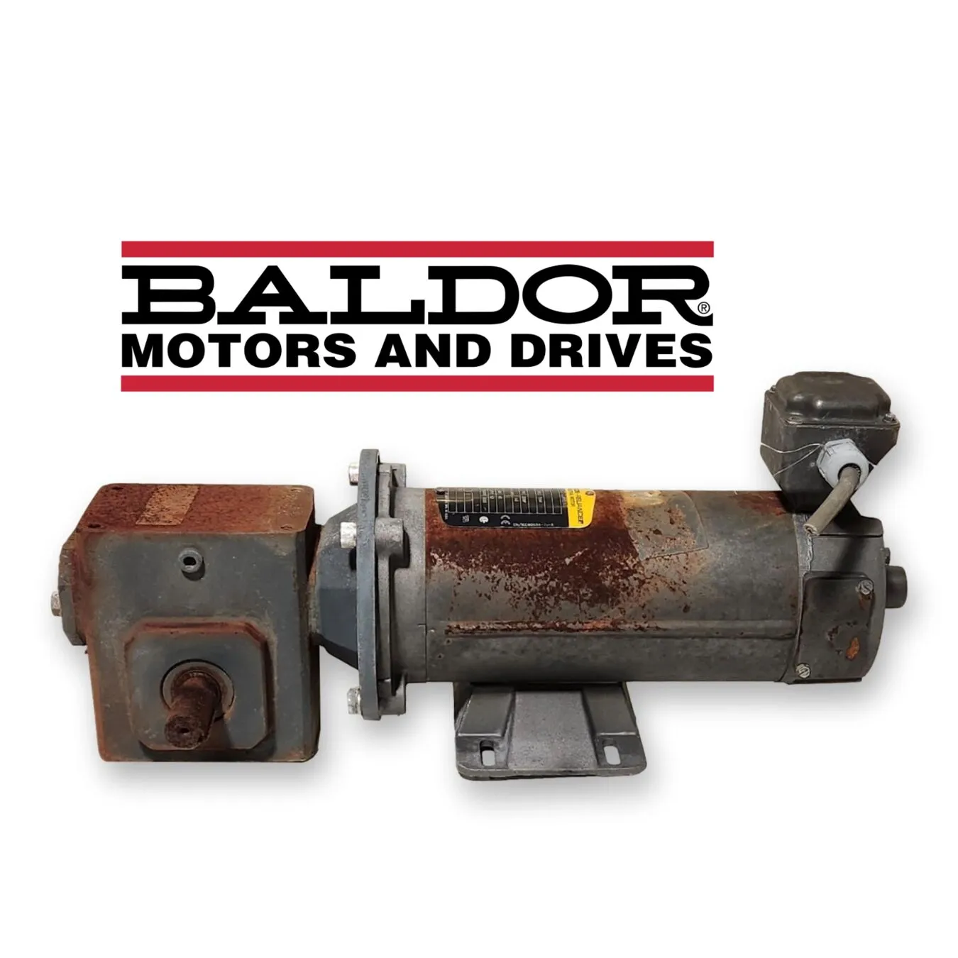 Used 0.5HP Baldor Morse Right Angle Worm Gear Speed reducer [40:1 RATIO]