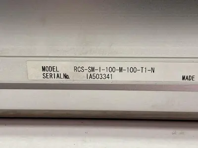 Used ROBO CYLINDER RCS-SM-I-100-M-100-T1-N Industrial Controls Ohio US | Surplus Asset Holdings #1364213