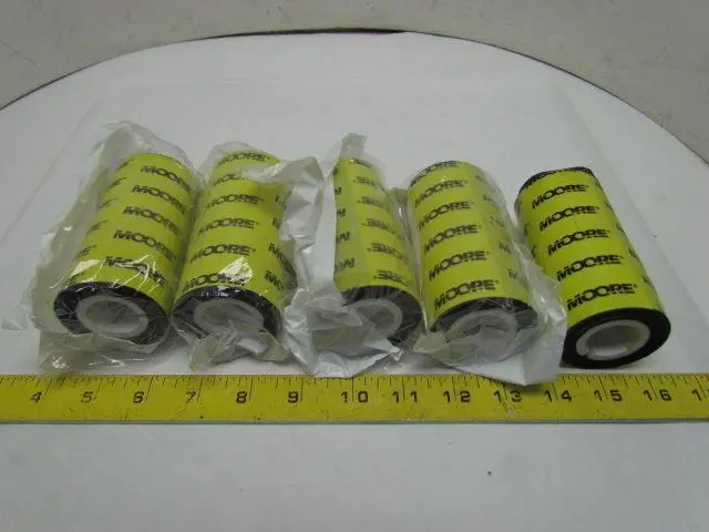 Moore 1B97150 Thermal Transfer Ribbon 4-1/8" Wide Lot of 5 rolls