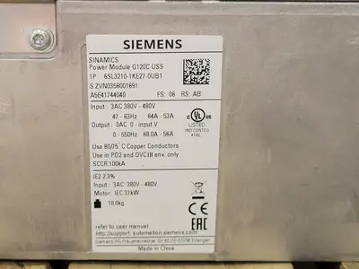 USED SIEMENS G120C USS