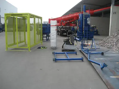 USED 2013 ATM SCRAP BALER 40X40