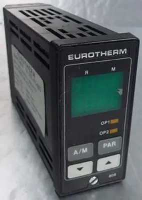 QTY. 1. EUROTHERM, TEMPERATURE CONTROLLER, MODEL: ...