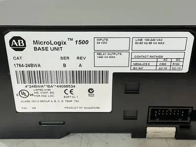 USED ALLEN BRADLEY 1764-24BWA SER B