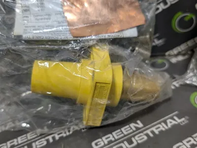 Lot of 5 Hubbell HBLFRBY Yellow Single Pole Female Receptacles 300/400A 600V New