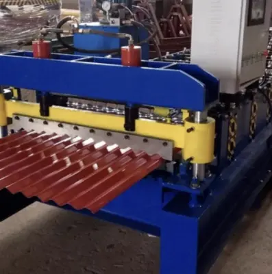 Corrugated Steel Panel Roll Forming Machine in Ethiopia