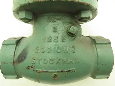 Stockham 2" Steel Flanged Swing Check Valve 125S 200 WOG