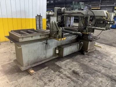 18" X 27" HYDMECH MODEL #S-25A AUTOMATIC HORIZONTAL MITER SAW WITH NESTING: STOCK #23698