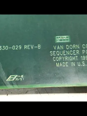 USED VAN DORN PC330-029 330-029
