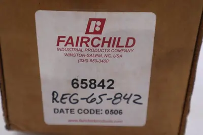 NEW OPEN BOX FAIRCHILD 65842 REGULATOR STK GF89A