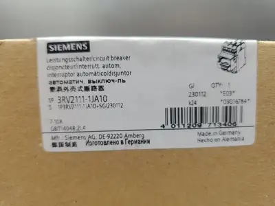 USED Siemens 3RV2111-1JA10