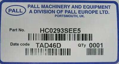 NEW PALL 1376204 SERVICE KIT