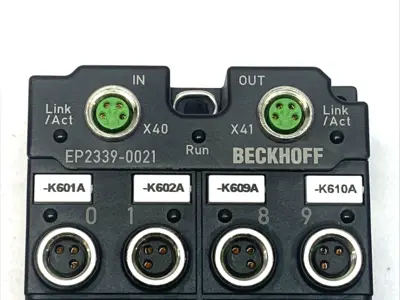 Used Beckhoff EtherCAT Module 16-Channel Digital Combination Box PLC Input & Output Michigan US | Maverick Industrial Sales #1390768