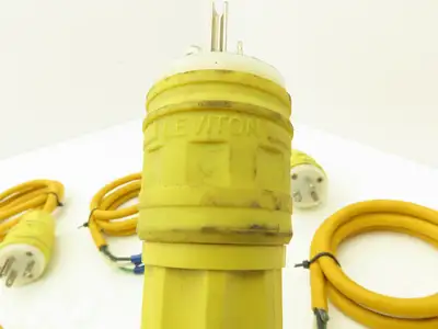 Leviton Industrial Extension Cord Plug & Terminal Connectors 16AWG Lot of 8