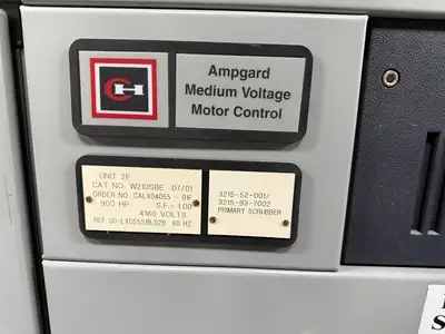 Ampgard MV Switchgear, 4160V, 1000A