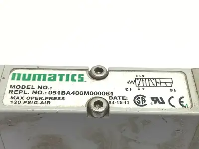 Used Numatics Solenoid Valve on B1-1 Double Z Board Manifold Solenoid Valves Michigan US | Maverick Industrial Sales #1392034