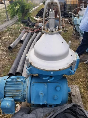 (2) Alfa-Laval WHPX 405 TGD-24-60 oil purifiers, SS.