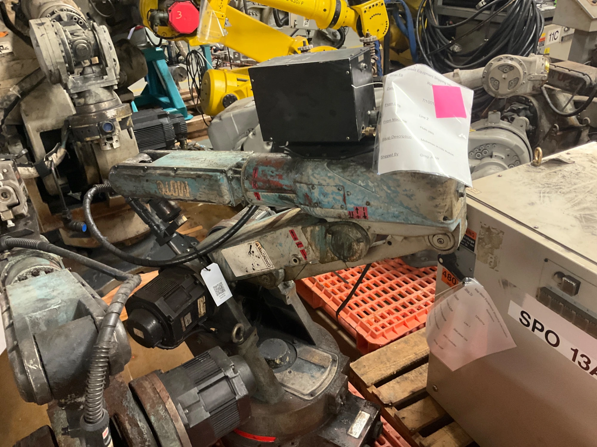 USED 1992 YASKAWA MOTOMAN-YRFL-NNA10GB