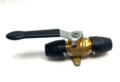 USED AIRTEC BALL VALVE 3/4" 20MM AIR  PIPE TO 3/4" 20MM AIR PIPE