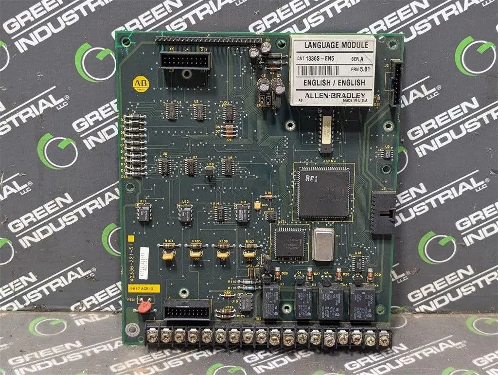 Allen Bradley 42336-224-51 Variable Frequency Drive Control Board Rev. 01 Used
