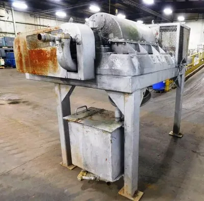 Bird 18 x 28 solid bowl decanter centrifuge, 304SS.