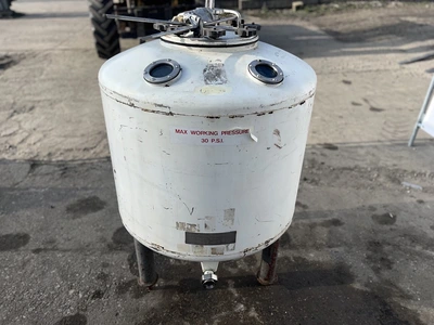 400L S/S Vertical Pressure Vessel 30 Psi W.P
