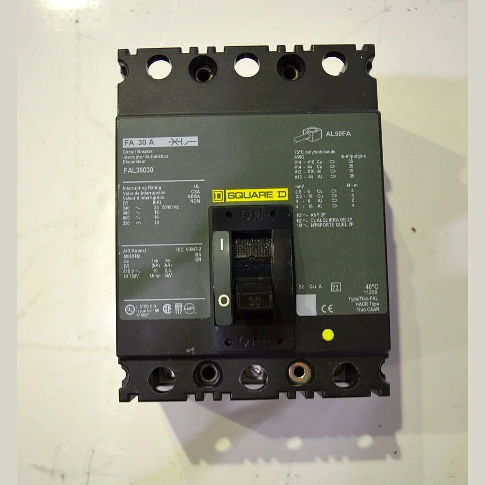 Square D 3 Pole 30 Amp FAL Breaker