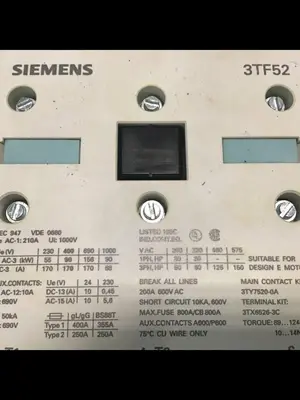 USED SIEMENS 3TF5222-0AK6