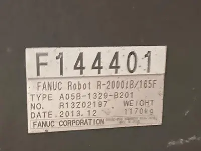 Used 2013 FANUC FANUC R2000IB/165F Robots Michigan US | Aucto #1332208
