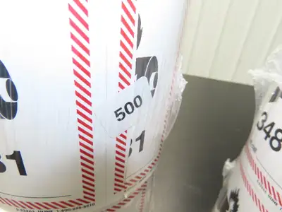 ULINE S-23263 UN-3481 Lithium Battery Handling Labels 4-5/8X5" 10 Rolls 5000ct