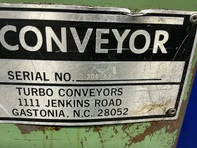 Used TURBO CONVEYOR 62888075 Material Handling (misc) Ohio US | HGR 24 #1413240