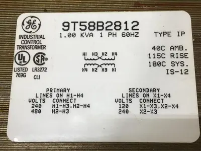 USED GENERAL ELECTRIC / GE 9T58B2812