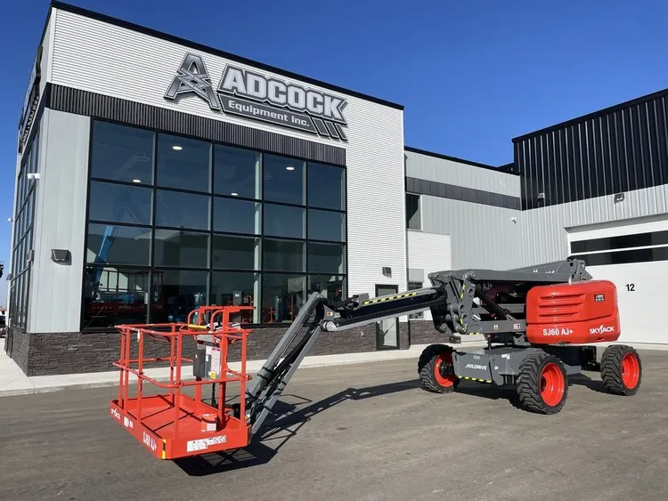 New | in-Stock 2026 SKYJACK SJ60 AJ+ ARTICULATING BOOM LIFT Articulating Boom Lifts Alberta CA | Adcock Equipment #1418053