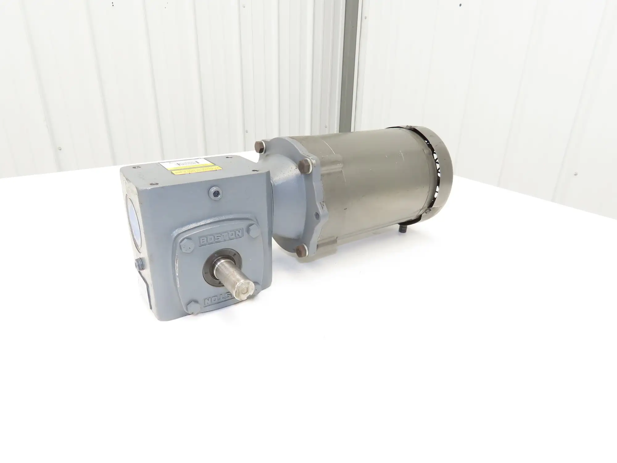 Baldor VM3538 Gearmotor 8:1 Boston Gear Reducer 216rpm 1/2Hp 230/460V 3PH 56C LH