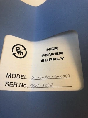 NEW Electronic Measurements Inc. HCR 20-13-100