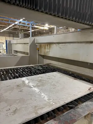 USED 2018 CMS BREMBANA FORMAX JET BRIDGE SAW/WATERJET COMBINATION CNC MACHINE