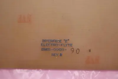 ELECTRO-FLYTE 12M21-00011-90 REV B REGULATOR CARD STOCK 3758A