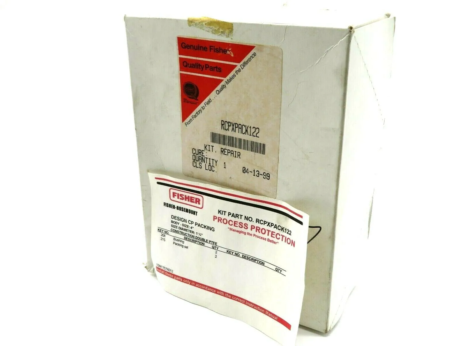 NEW FISHER RCPXPACK122 REPAIR KIT